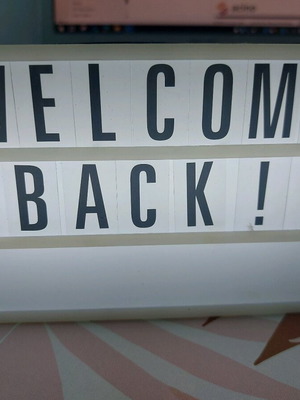 Decorative lightbox used like new
