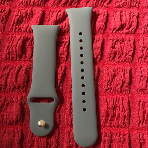 Smart watch strap new, blue silicone