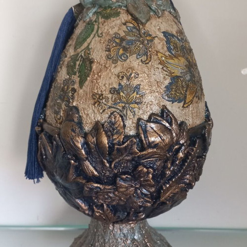 Easter egg handmade ceramic new, 19 cm