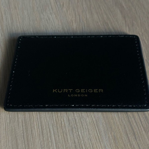 Kurt Geiger handheld mirror new, black with gold details