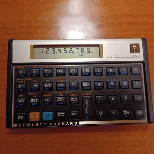 Calculator Hewlett Packard HP-12c 30th Anniversary Edition like new