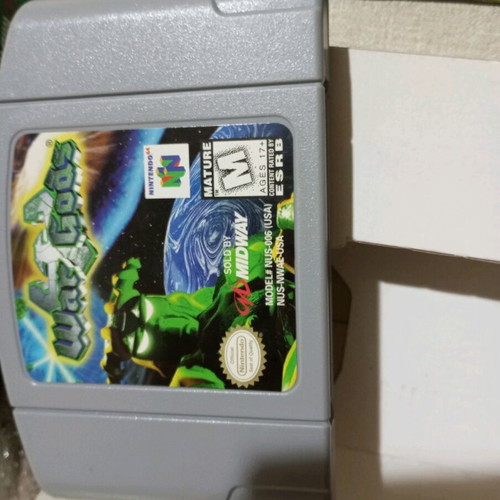 Nintendo 64 War Gods video game used, complete with box and manuals