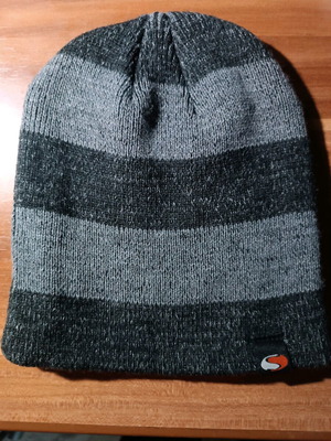 Stamion beanie new, black and gray