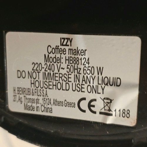 Izzy Piccolo filter coffee maker