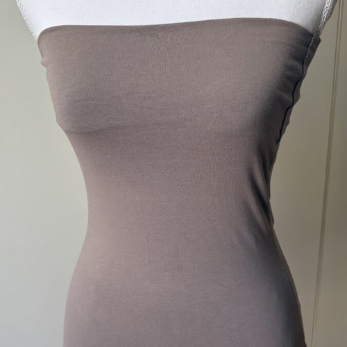 Strapless tops pack of 2, size M, like new, brown and gold