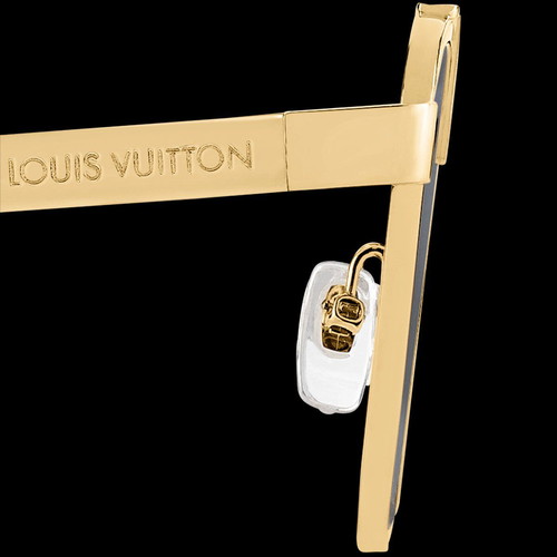 Louis Vuitton Evidence Gold Metal Sunglasses new