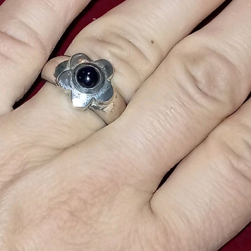 Silver ring 925 new, size 61