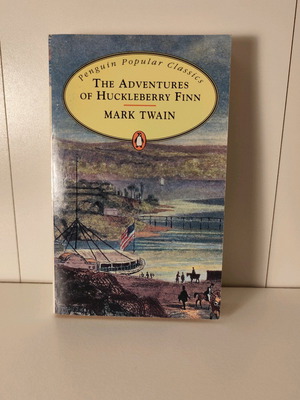 'The Adventures of Huckleberry Finn' by Mark Twain used, softcover, English