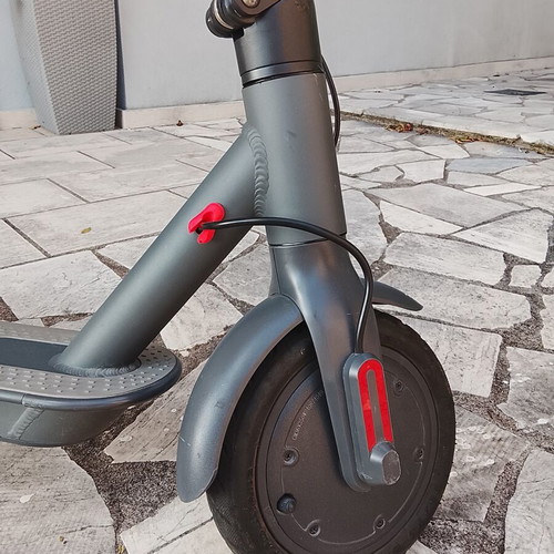 Electric scooter with charger