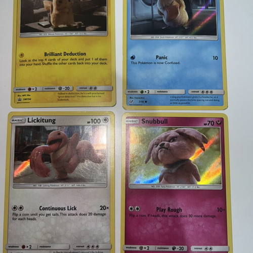 Pokemon TCG Detective Pikachu cards