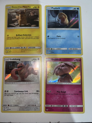 Pokemon TCG Detective Pikachu cards