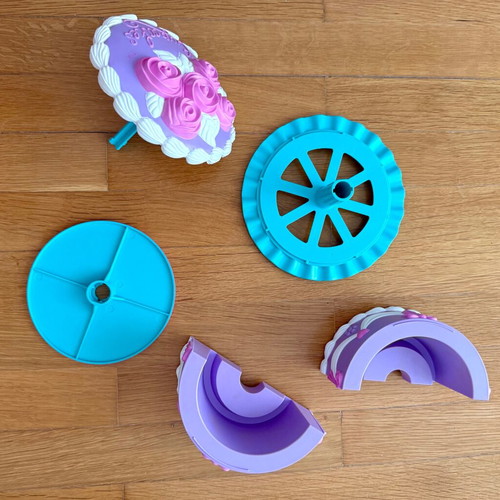 Vintage Cupcakes Tea Party Cake playset like new