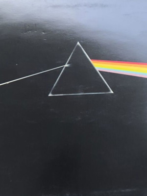 Pink Floyd Dark Side of the Moon βινύλιο LP άλμπουμ πρωτότυπη ελληνική έκδοση 1973 μεταχειρισμένο