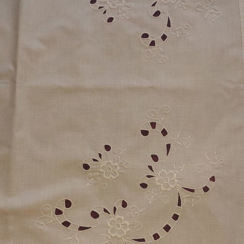 Handmade Cutwork Tablecloth 77x74 cm like new