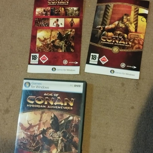 Age of Conan Hyborian Adventure 60-day prepaid game card used