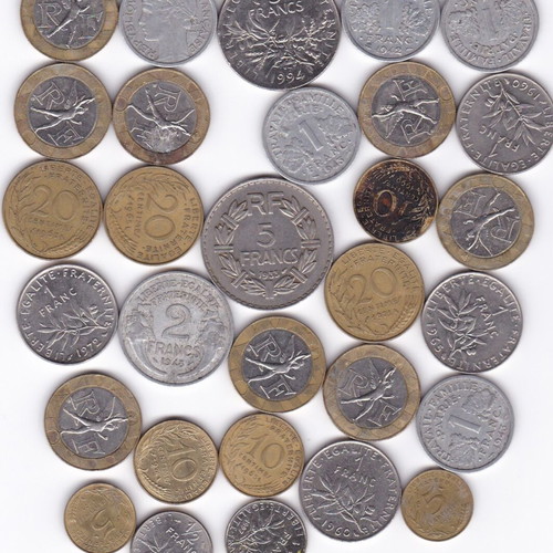 French coins used