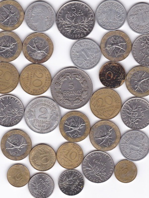 French coins used