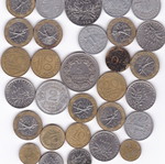 French coins used
