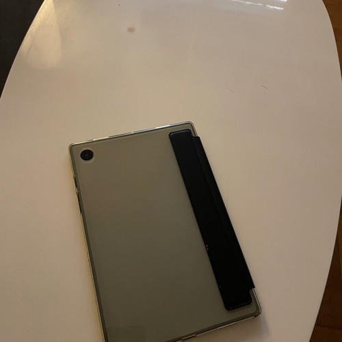 Samsung Galaxy Tab A8 10.5" tablet with case, charger and Edifier wired headphones