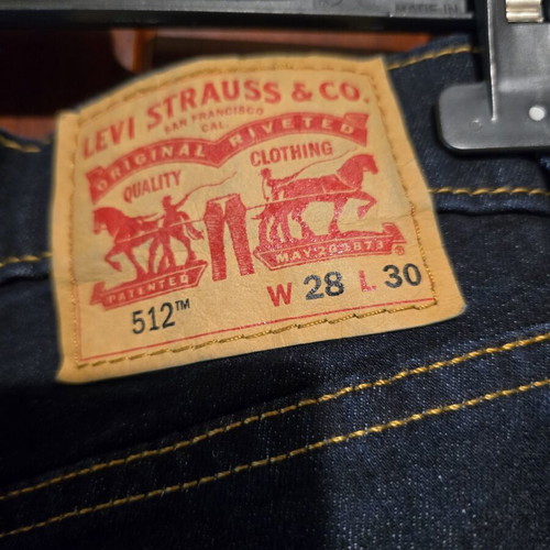 Levi's straight jeans W28 L30 new, blue