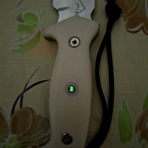 Alpin survival knife modified new with leather sheath and set