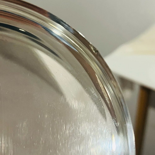 Fink Living silver-plated container used with mirror finish