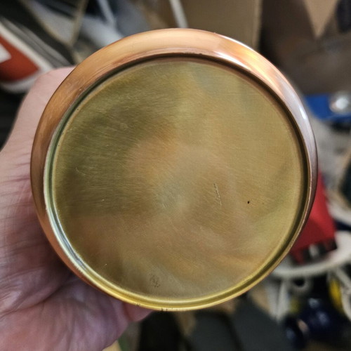 Vintage MCM copper decorative vase like new