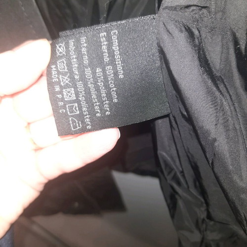 Long men's jacket Just key like new, black