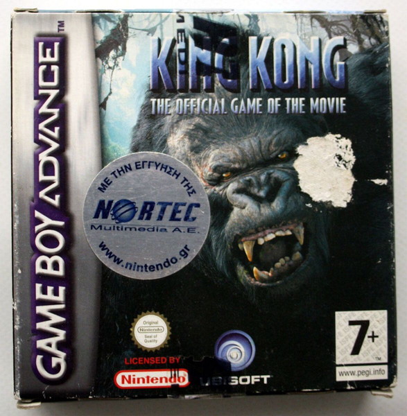NINTENDO 2005 GAME BOY ADVANCE KING KONG OFFICIAL GAME NORTEC ΚΑΙΝΟΥΡΙΟ !