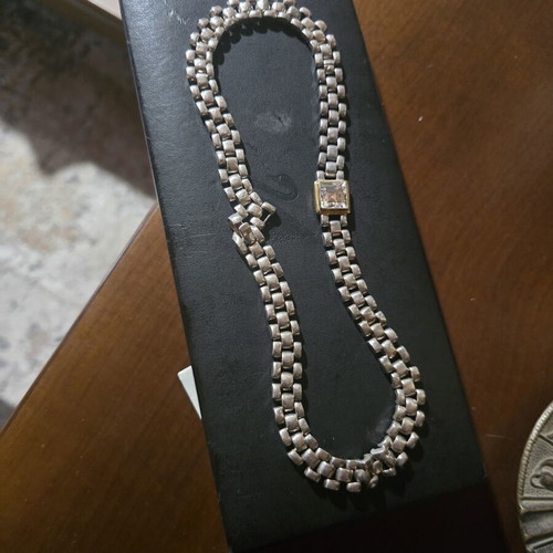 Necklace Asimohryso 935 stamp like new, 68 grams silver