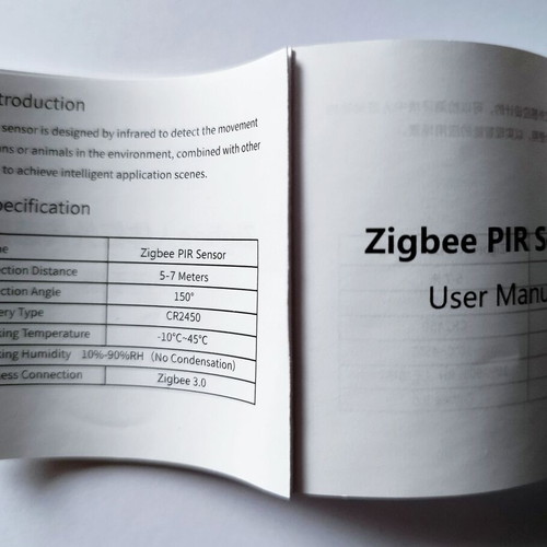 Smart PIR MS04-Zigbee motion sensor new