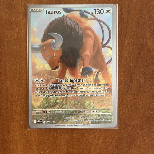 Chaos Rising Tauros 096/086 Illustration Rare Pokemon card