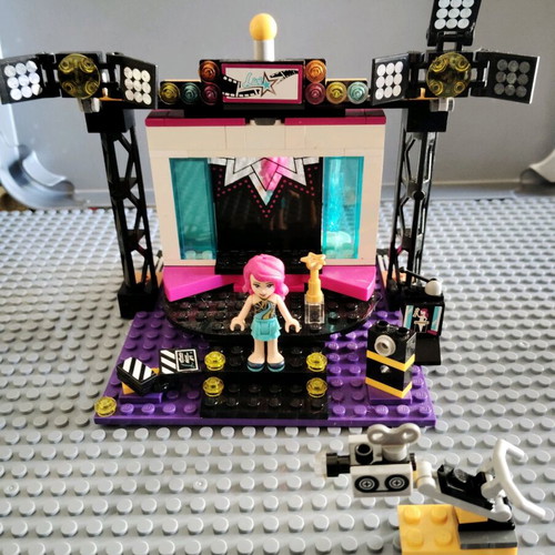 Lego Friends Pop Star TV Studio used
