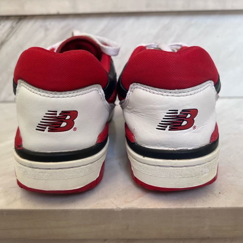 New Balance 550 used red sneakers size 41.5