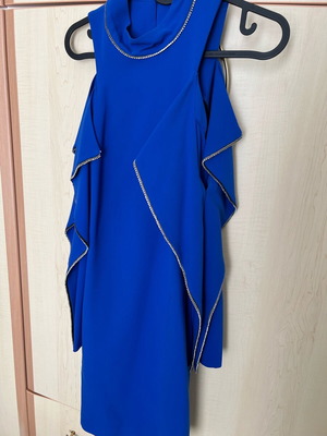 Access Fashion φόρεμα με στρας μεταχειρισμένο, μπλε, μέγεθος S