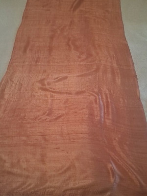 Esarpa bronze color shiny summer scarf like new (1.63×66)