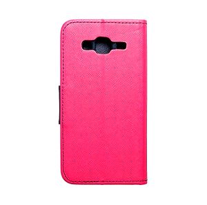 (Samsung Galaxy J3 2016)Fancy Diary Hot Pink / Navy