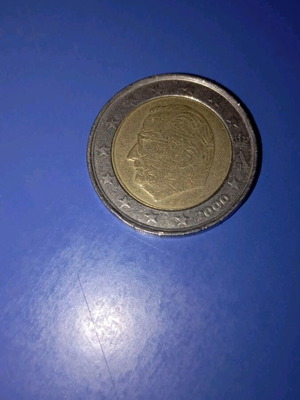 Rare 2 euro coin from 2000 new with minting error