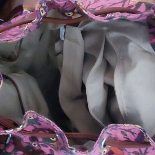 Backpack owl pink used like new