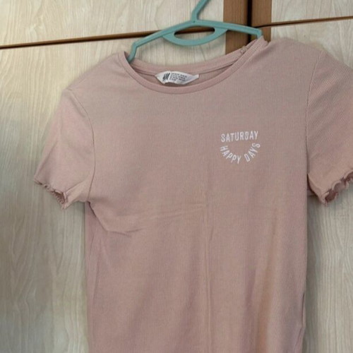 H&M women's pink blouse like new