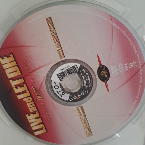 Live and Let Die DVD used, action adventure with subtitles