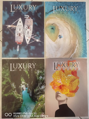 Luxury Choice premium lifestyle magazines, set of 4, new