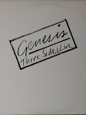 Genesis Three Sides Live vinyl album used, rock