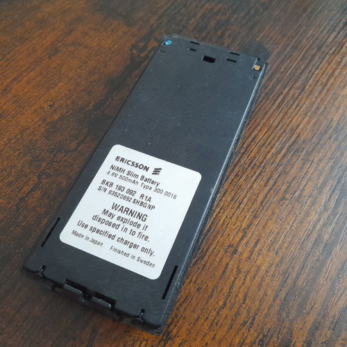 Sony Ericsson battery used, unknown functionality