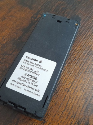 Sony Ericsson battery used, unknown functionality