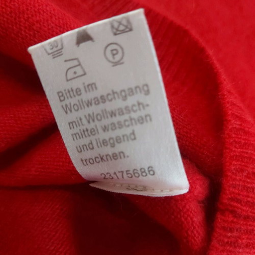 Wool sweater used, thin, red, size XS