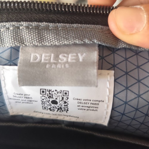 Delsey Paris Citypak backpack new, black, fits laptops up to 15.6 inches