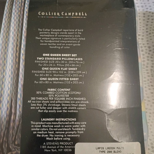 Bed sheet set unused