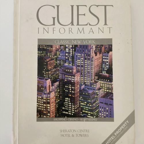 Guest Informant New York City 1988-1989 book used