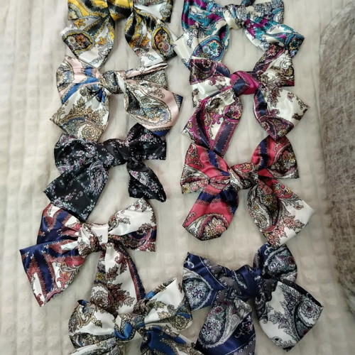 Paisley hair bows new in various designs